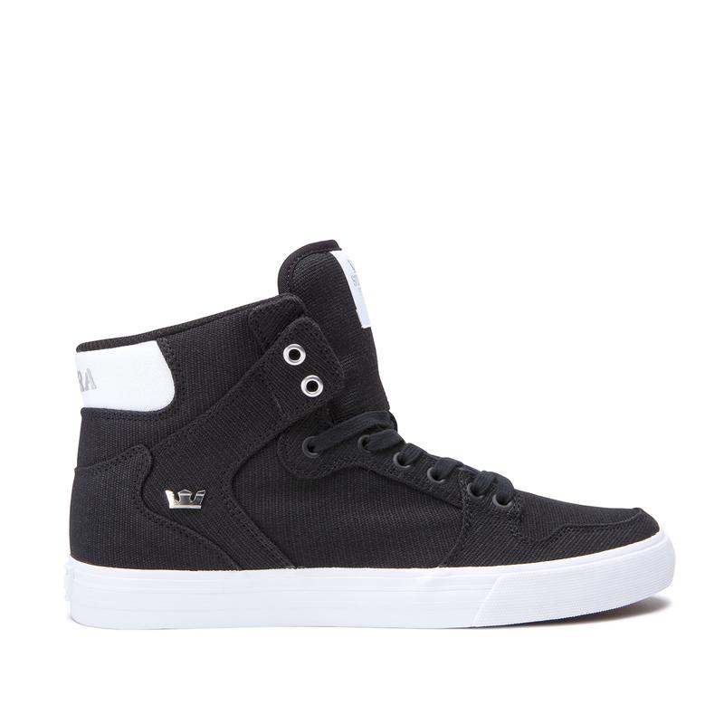 Zapatillas Altas Supra Argentina Mujer - VAIDER Negras (JWQNL-8964)